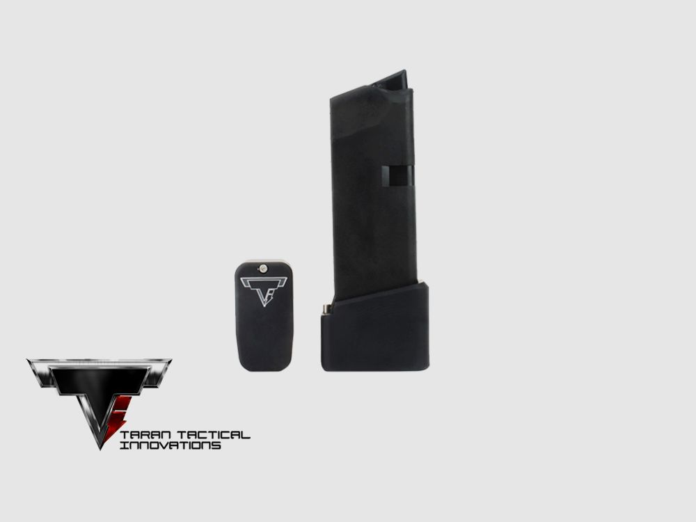 TTI Base Pad Kit Glock 43 +3 Flat Black