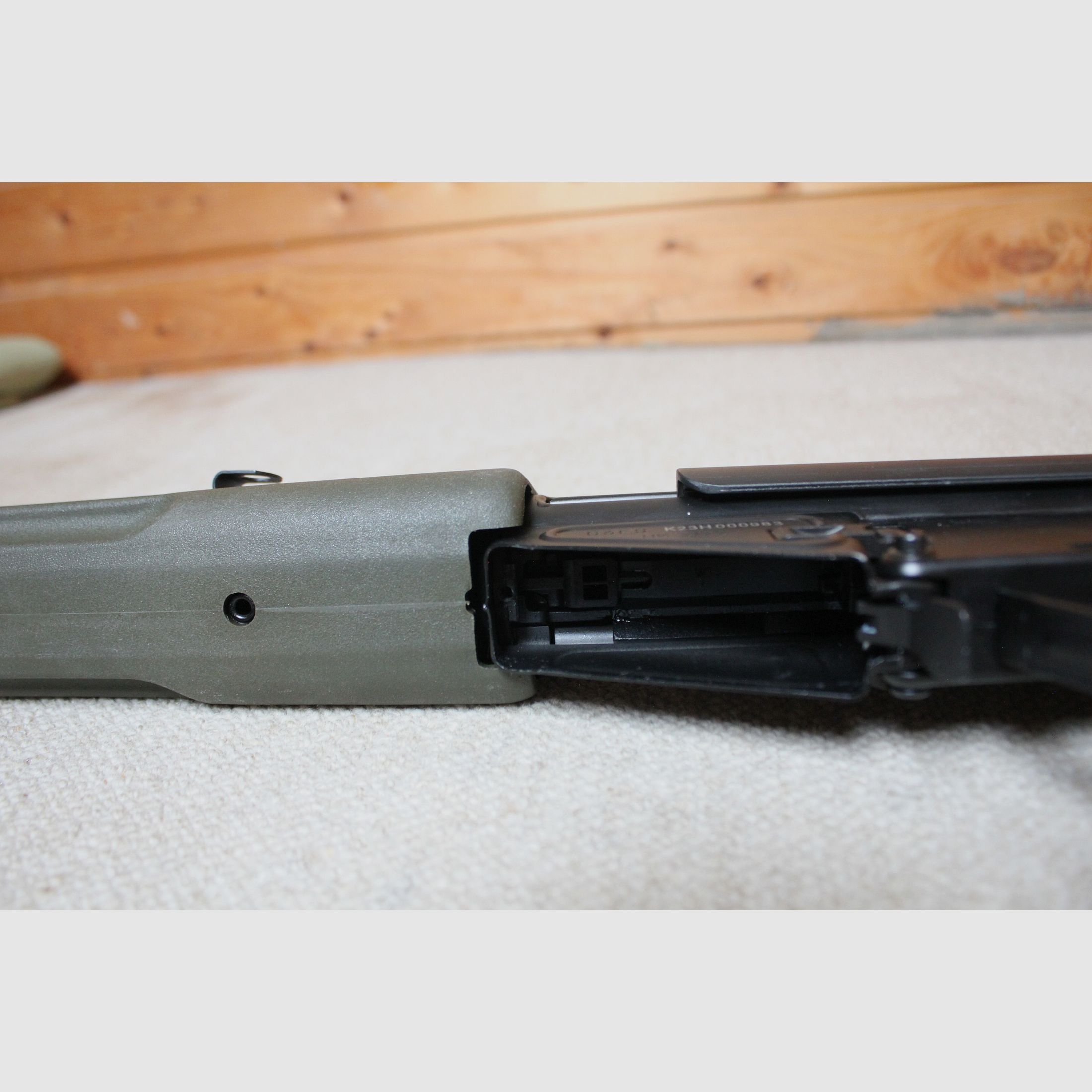 Ungeschossenes Umarex VFC Co2 G3 Ausf. G3A4 mit Original H&K Griff, Ladehebel, Schubschaft + Trapez Handschutz