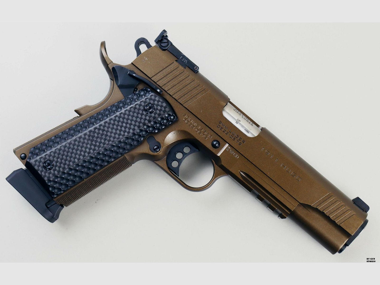 Pistolet Schmeisser mod. 1911 HUGO cal. 9×19 para n° de série DE22-0579, image 4 sur 13