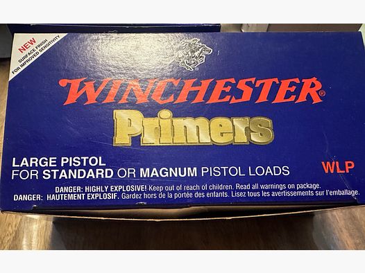 Winchester 400 pezzi Large Pistol Primers