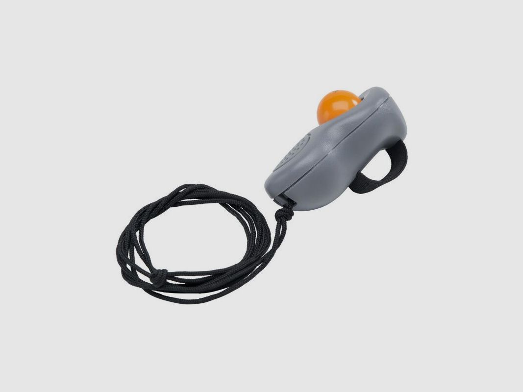 Hunter Clicker mit Umhängeband und Fingerschlaufe