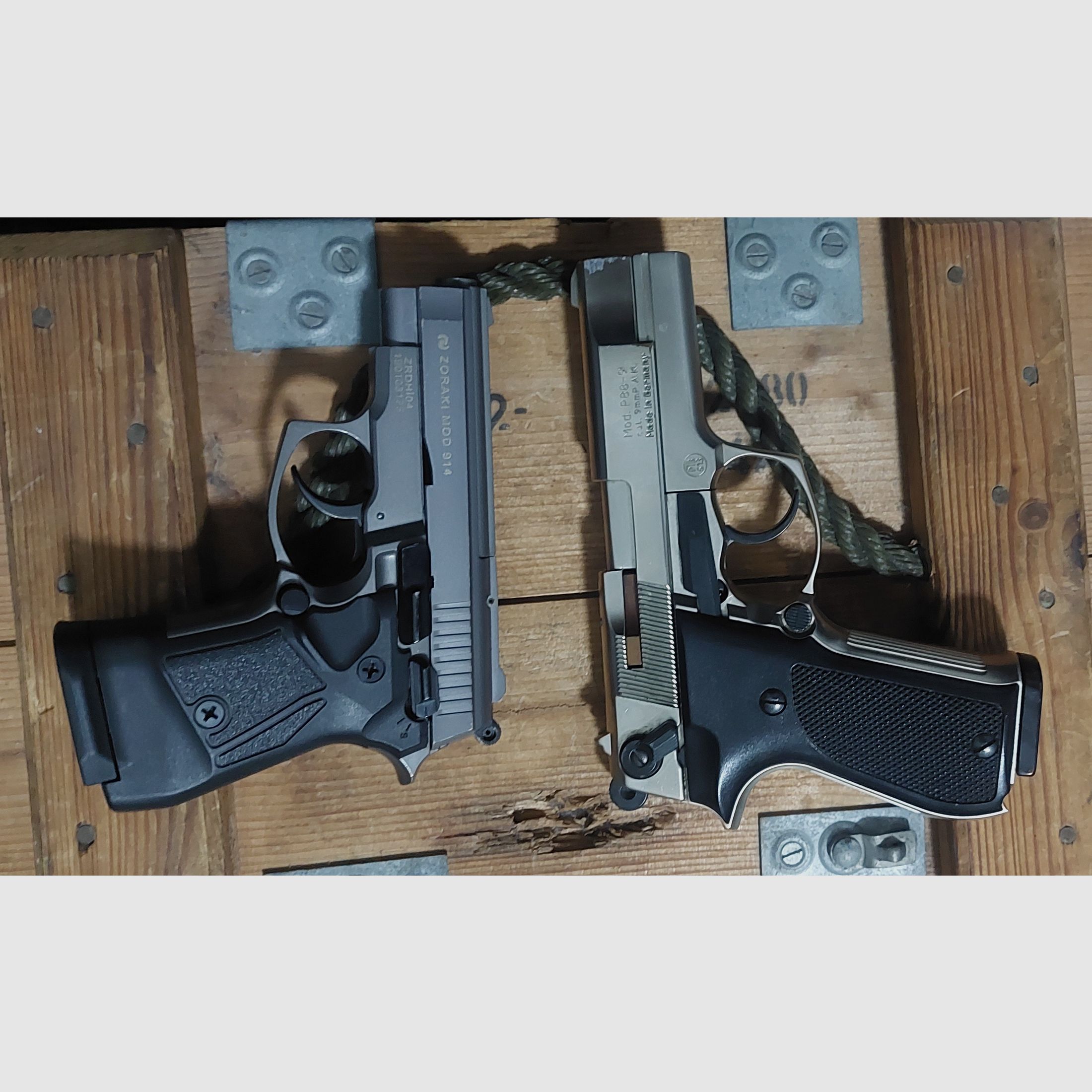 WALTHER P88 y ZORAKI 914 9 mm Schreckschuss no Walther Glock HW94 Colt