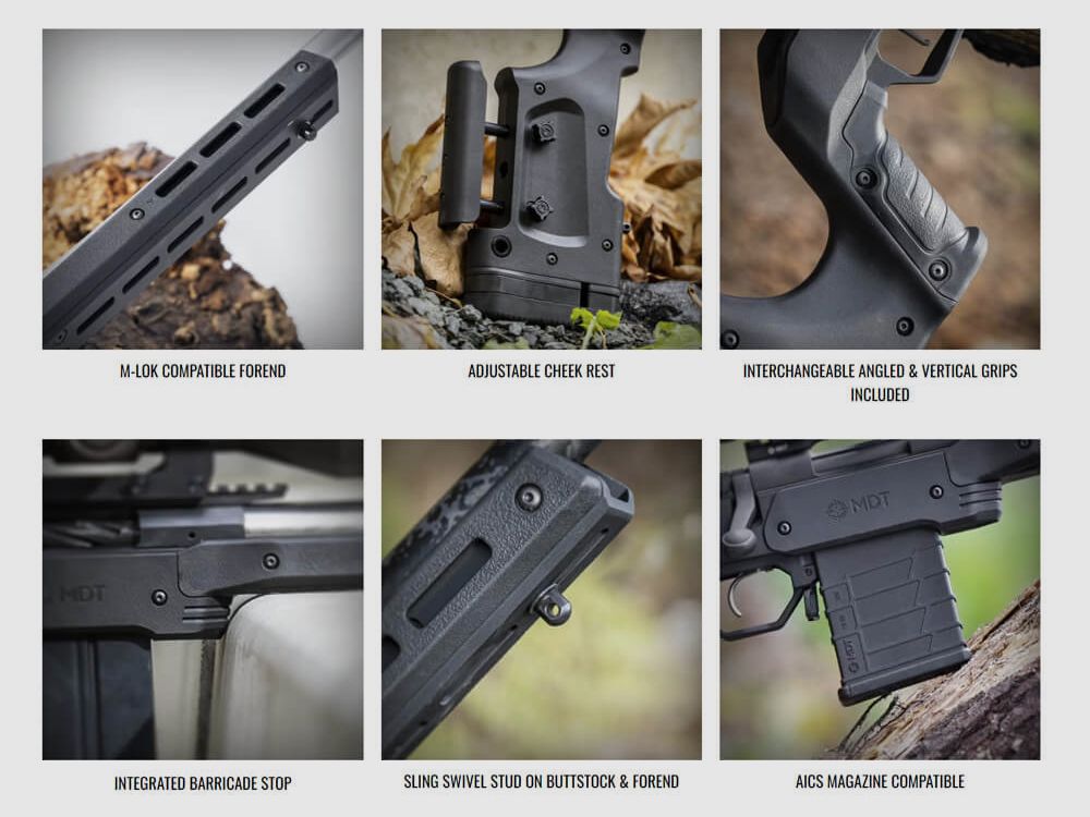 MDT Chassis MDT XRS – Remington 700 SA – Noir, image 7 sur 8