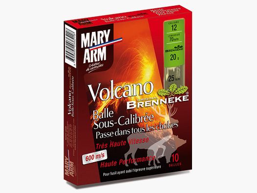 CARTRIDGES MARY-ARM VOLCANO BULLET BRENNEKE C12