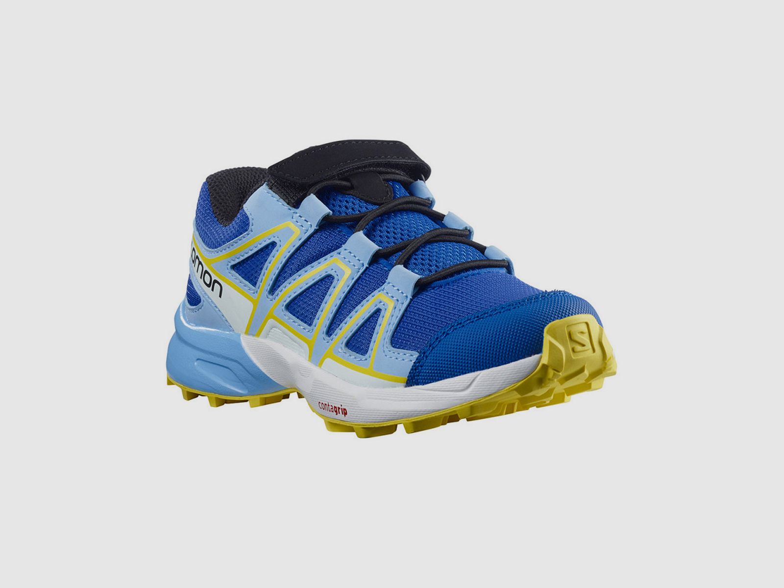SALOMON – KINDEREN – BUNGEE K Turkish Sea/Little Boy Blue/Lemon Zest, afbeelding 2 van 5