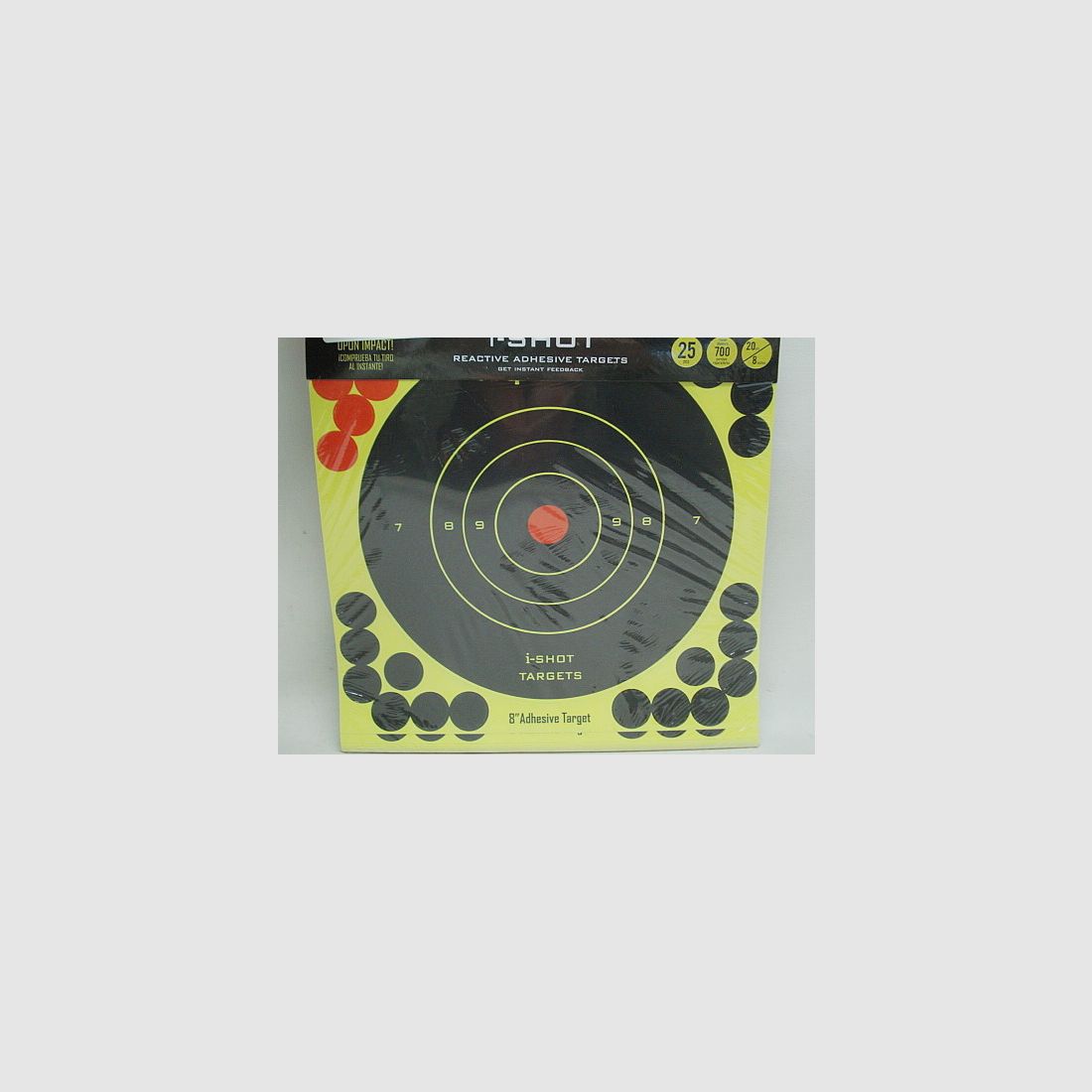 Zielscheibe I-Shot 20x20cm - 25-erPack Aufkleber