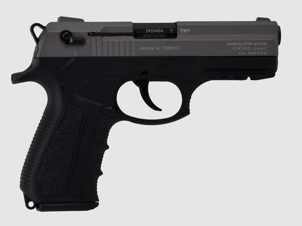 Schreckschuss Pistole Zoraki 2918 Titan PTB 1050 Kaliber 9 mm P.A.K. (P18)
