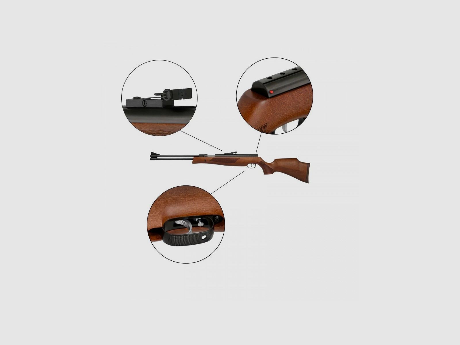 Weihrauch HW77 cal. 4,5mm - 19,9 joule, immagine 4 di 4