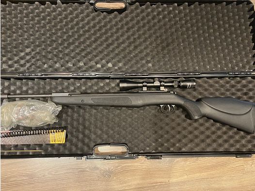 "DIANA Panther 350 Magnum F Professional T06 cal. 4,5mm" inclus. lunette "Nikko Stirling 3-9x40 MOUNTMASTER" et mallette