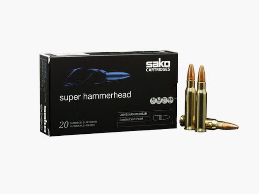 Munitions SAKO 30-06 SUPER-HAMMERHEAD 180 grs