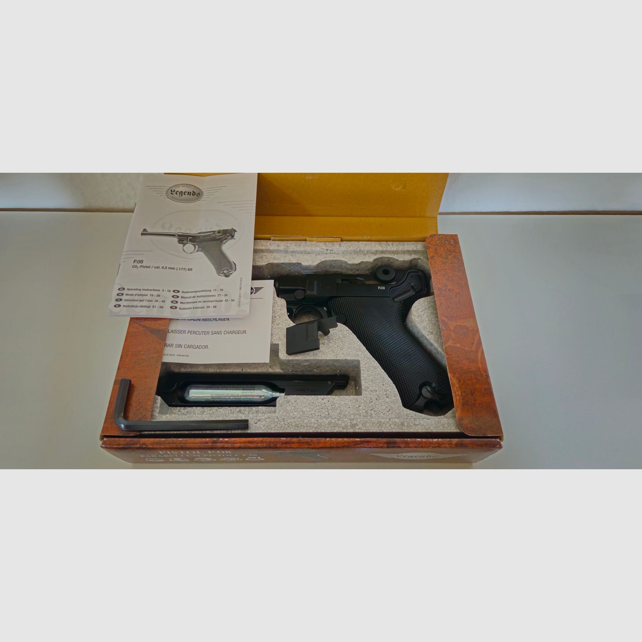 Umarex Legends - P08 CO2 4,5mm schwarz