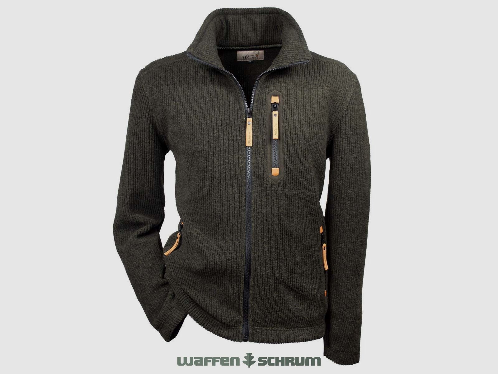 Hubertus Strickfleecejacke Funktion  oliv