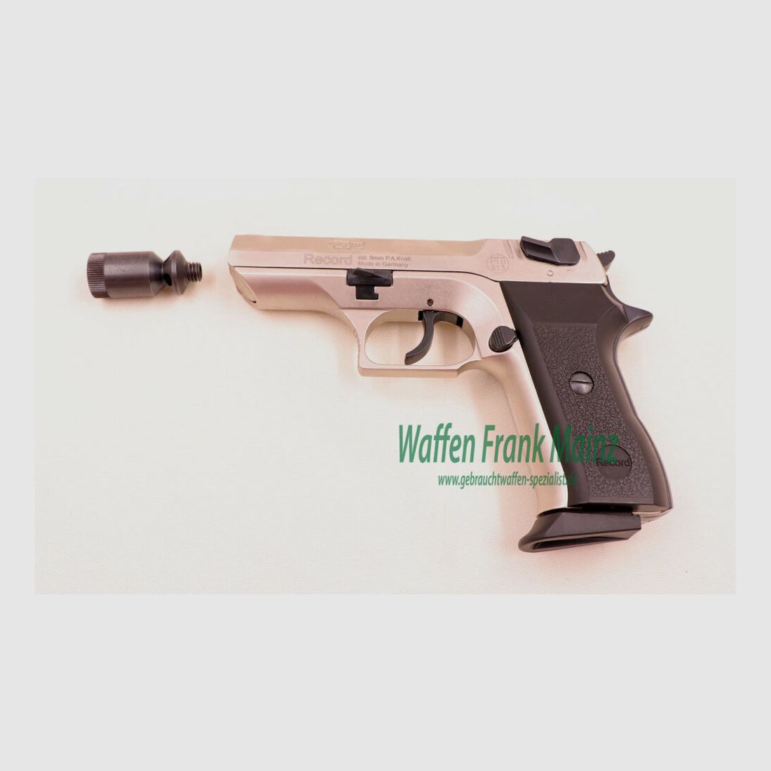 Record, Deutschland COP vernickelt 9mm P.A.K.