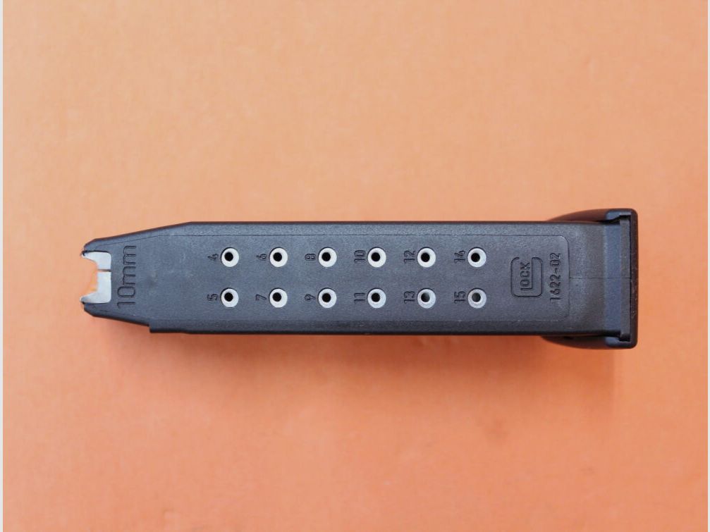 Glock Glock 20: Magazin 15-Schuss Gen5 10mmAuto Polymer Schwarz
