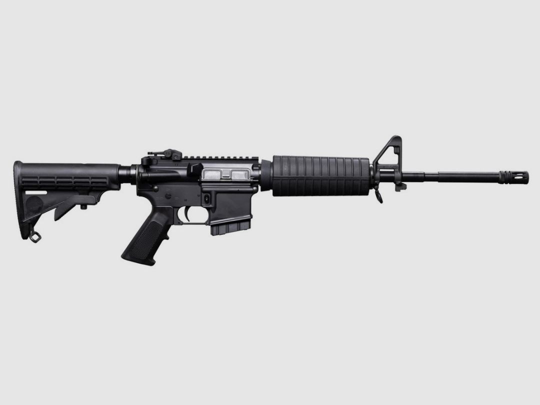 CARABINE DE TIR BUSHMASTER M4 PATROLMAN CAL.223 CANON 16" + LUNETTE AQUISITION RAPIDE - CATEGORIE B, image 1 sur 2