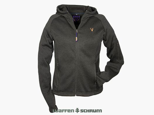 Hubertus Sweatjacke Damen  dkl. oliv