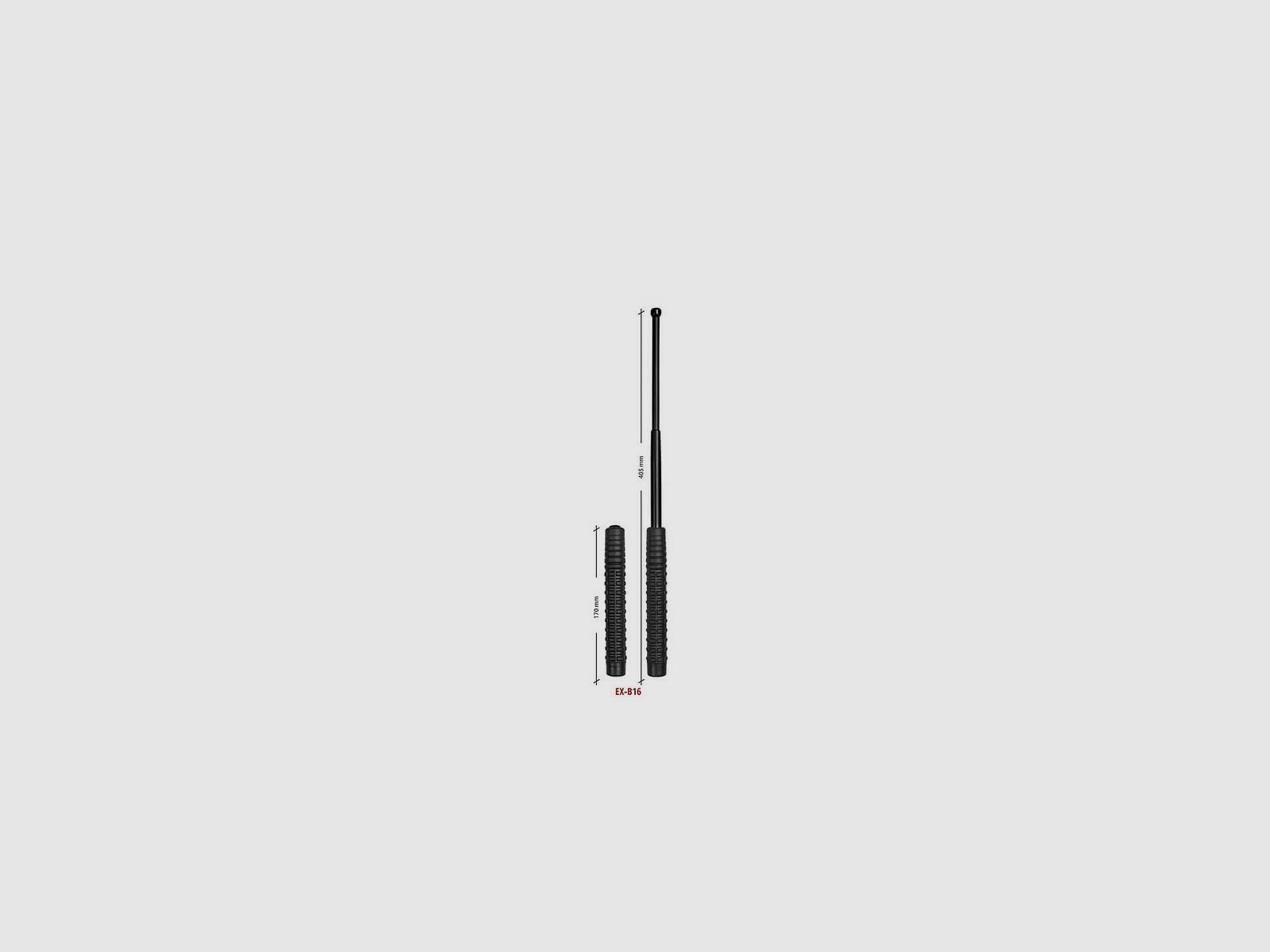 Bastone telescopico estendibile sintetico ESP per difesa personale 16'' nero, immagine 8 di 8