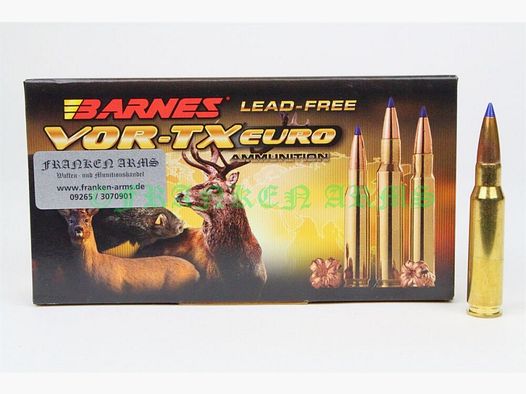 Barnes VOR-TX .308 Win. TTSX 168gr. 10,9g 20 pezzi prezzo per quantità
