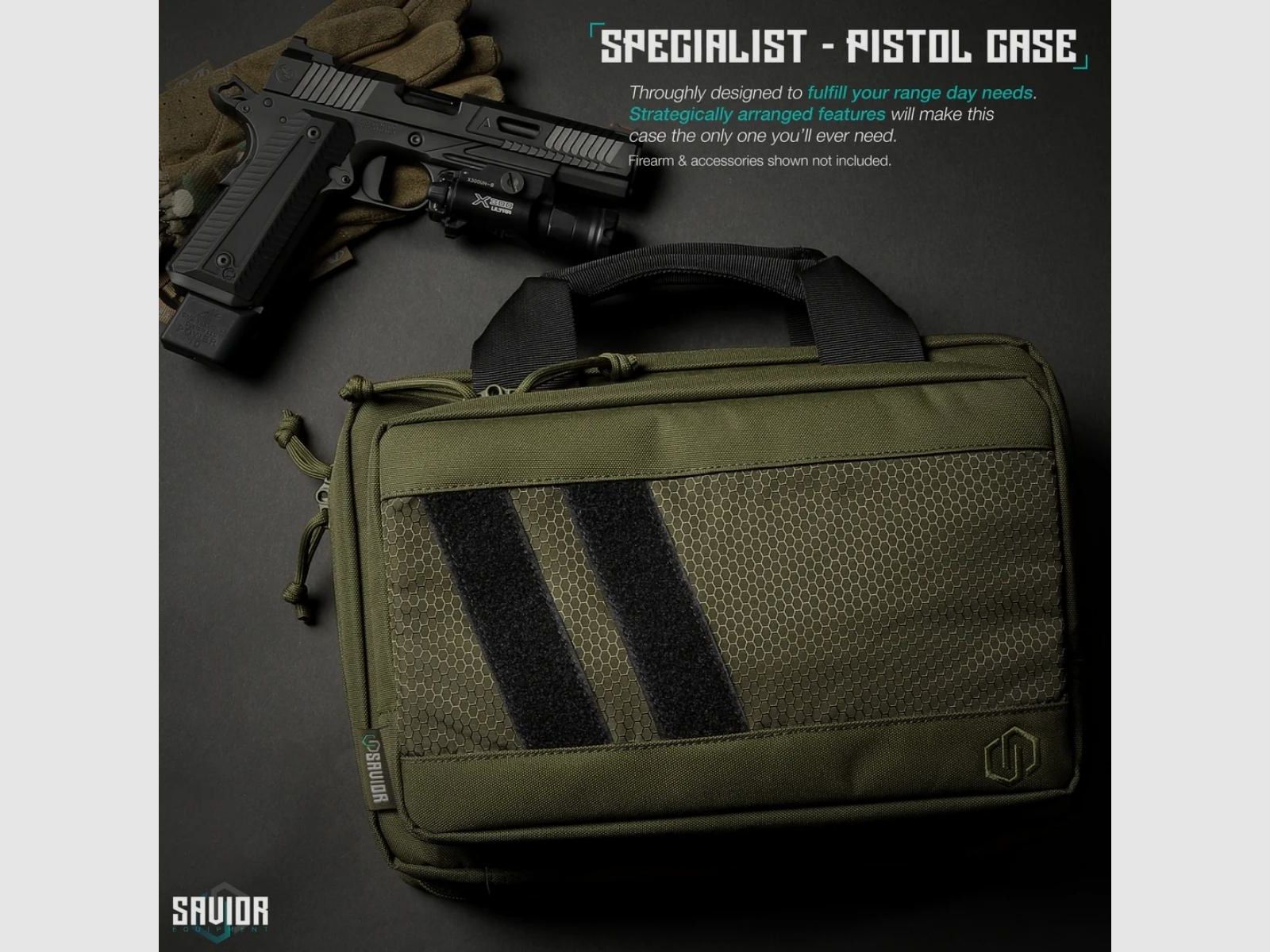 Savior – Borsa per pistola Specialist – Verde – HC-DGSPORT-WS-OG, immagine 3 di 6
