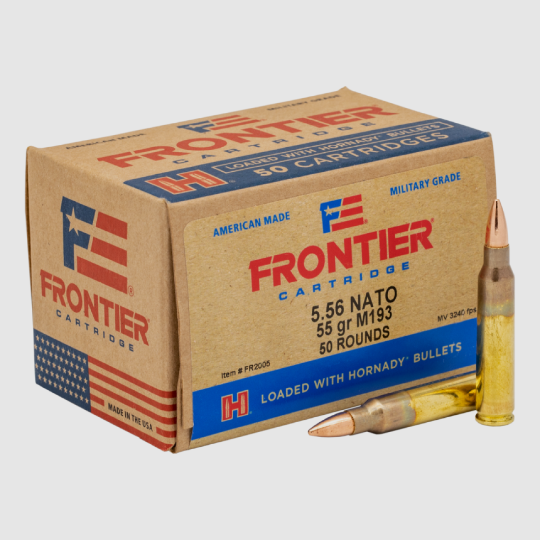 5.56 Nato Hornady FRONTIER® 55 gr FMJ VE50
