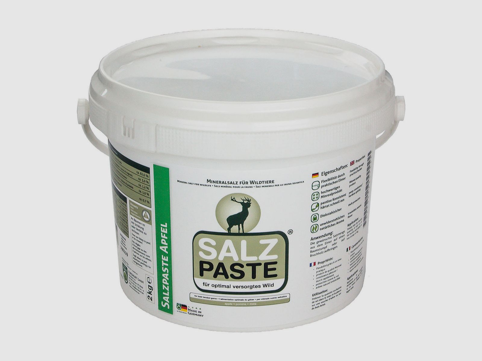 Pasta di sale 2 kg secchio mela
