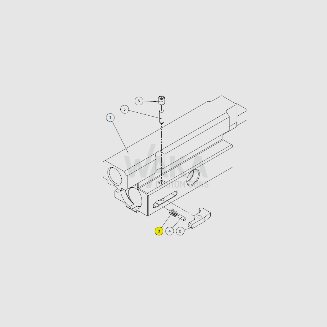B&T Feder zu Auszieher zu APC223/300