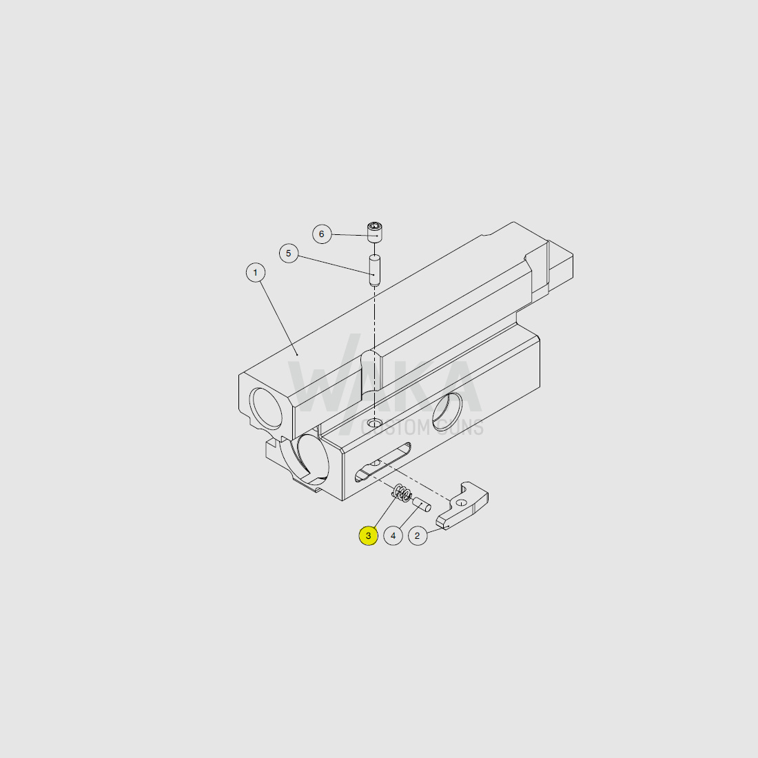 B&T Feder zu Auszieher zu APC223/300