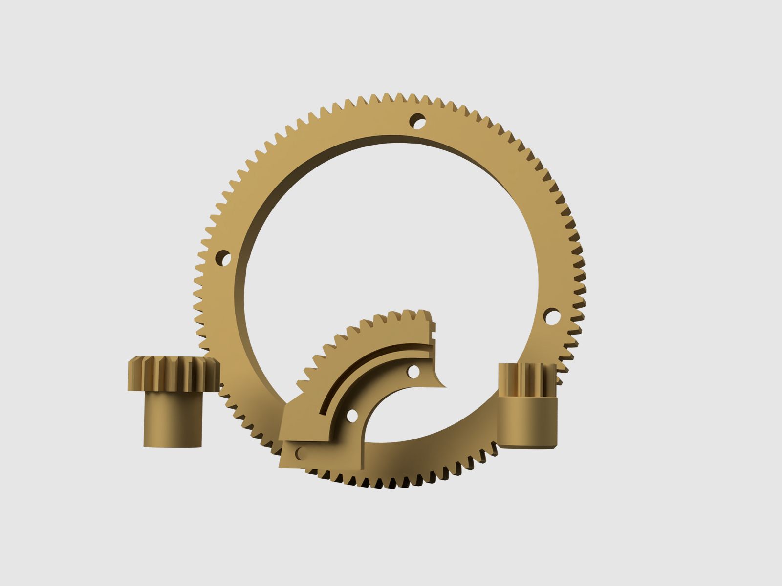 UPGRADE KIT TCROW METAL TANDWIELSET - V1.0 & V2.0