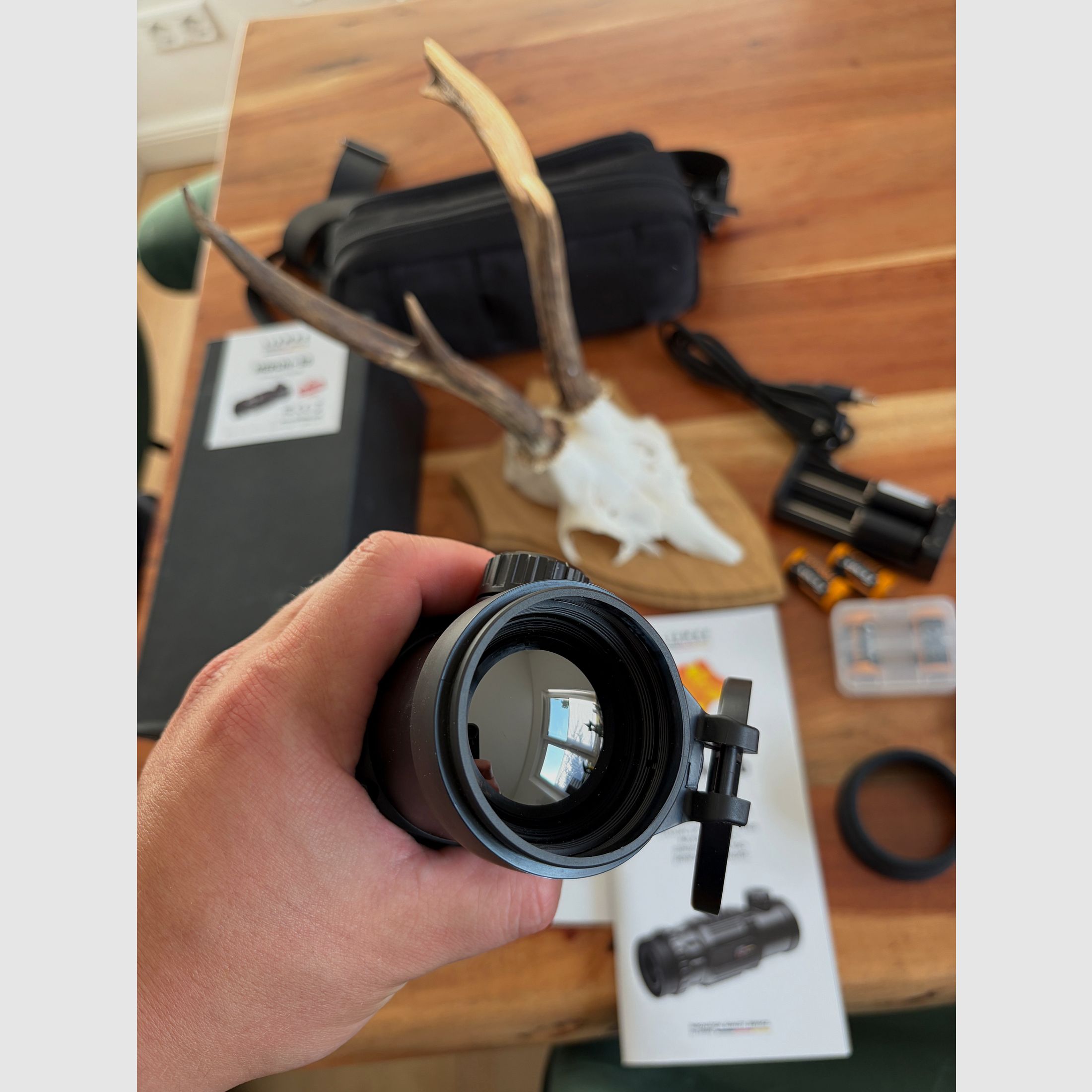 LIEMKE MERLIN 50 V2 dispositivo térmico frontal | estado TOP | 6 baterías + accesorios completos, imagen 5 de 9