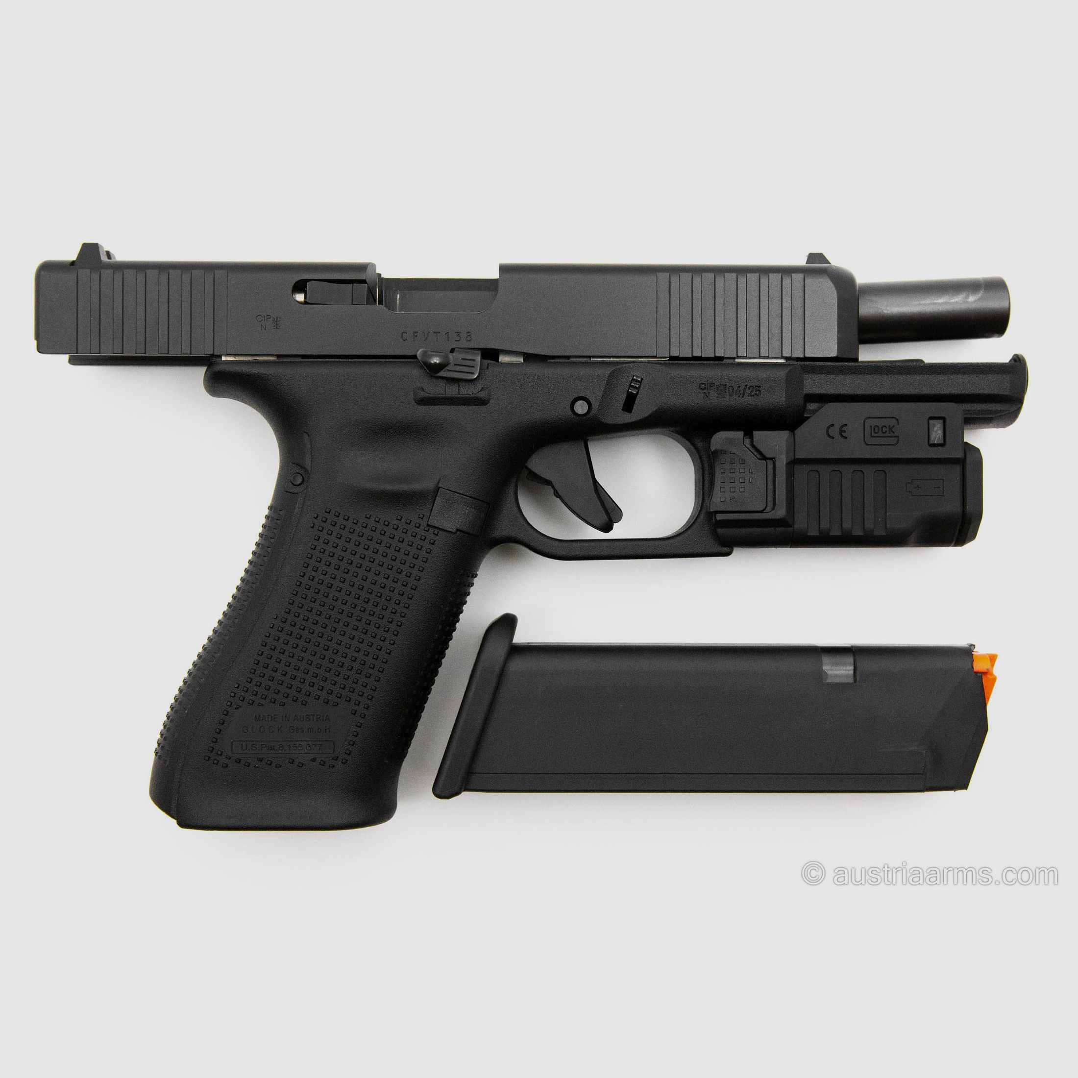 Glock 17 Generation 5 mit Glock GTL II, neuwertige Gebrauchtwaffe, 9 x 19 mm, Bild 2 von 4