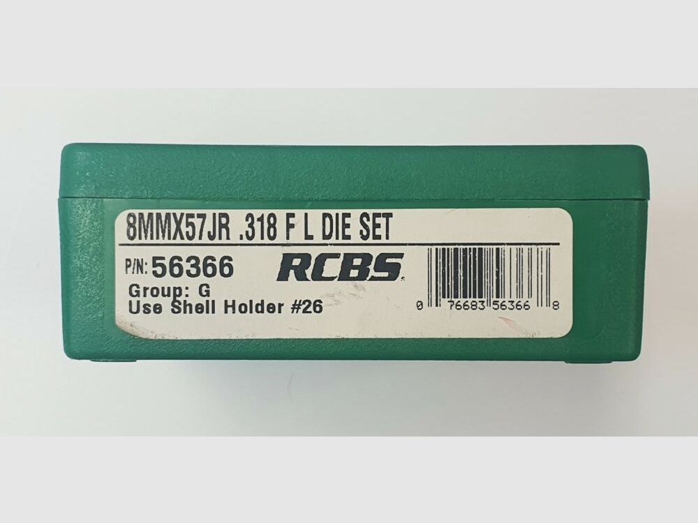 RCBS RCBS Reloader Special Full Length Die Set, 8mmX57 JR - .318 Matrice