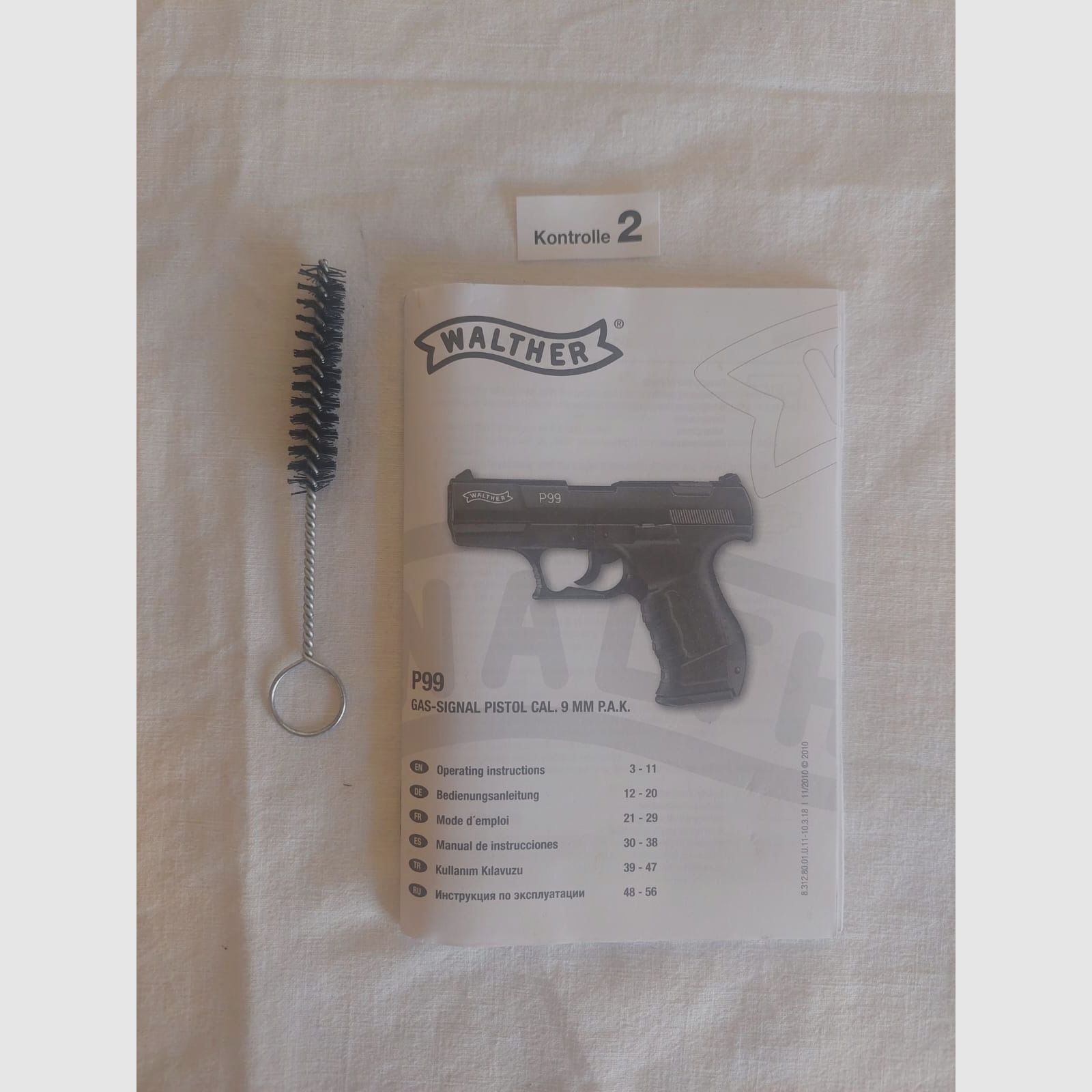 Walther P99 9mm P.A.K + accesorios ( conjunto )