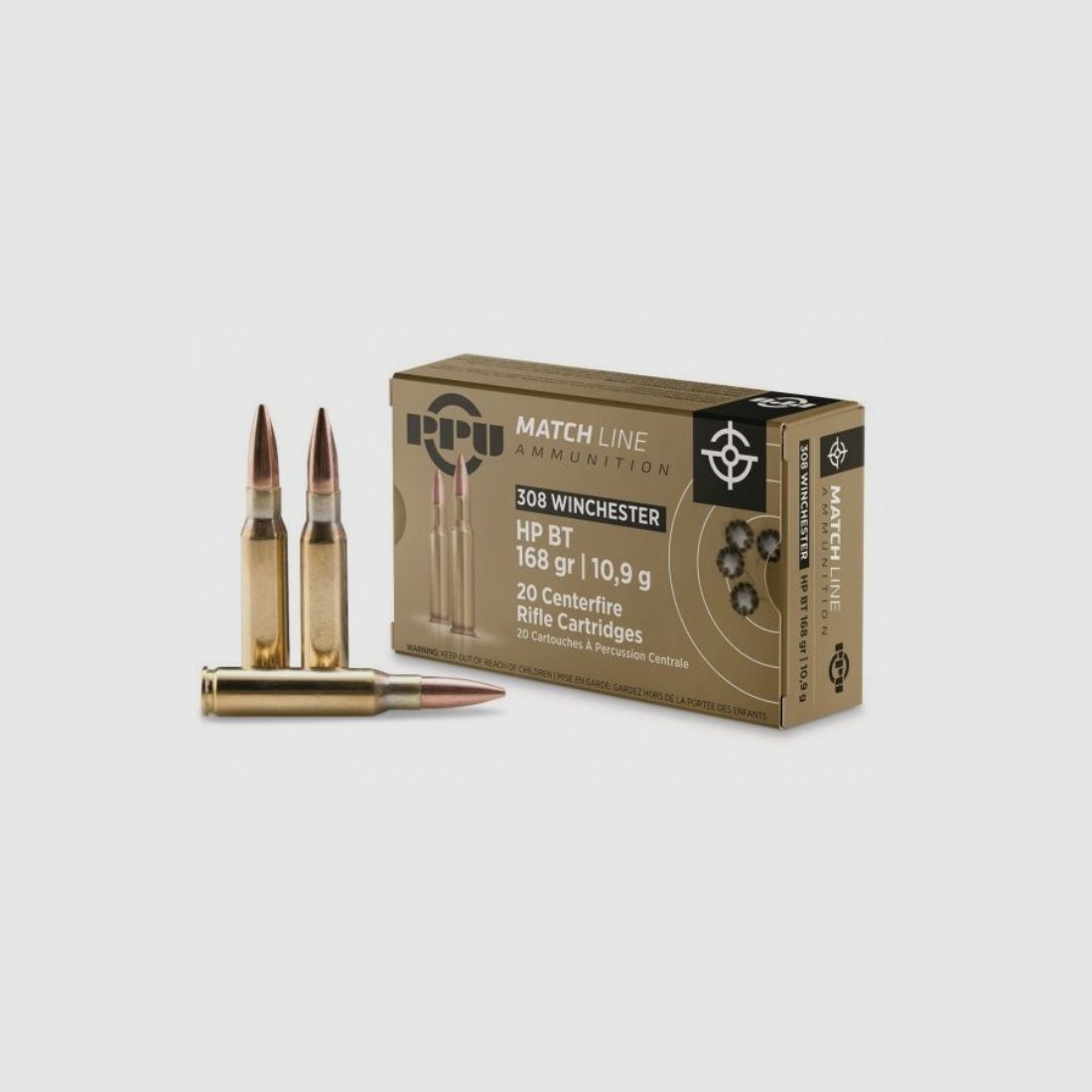 Privi Partizan .308 168 gr HPBT 20 Stk.