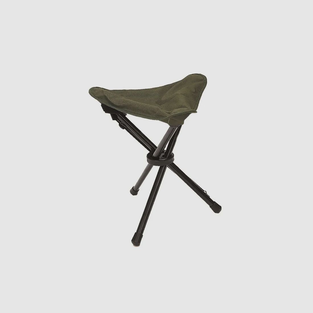 Trépied / Tabouret pliant / Siège pliant - Olive