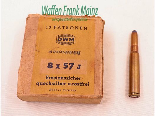 DWM, Karlsruhe Büchsenpatronen 8x57J