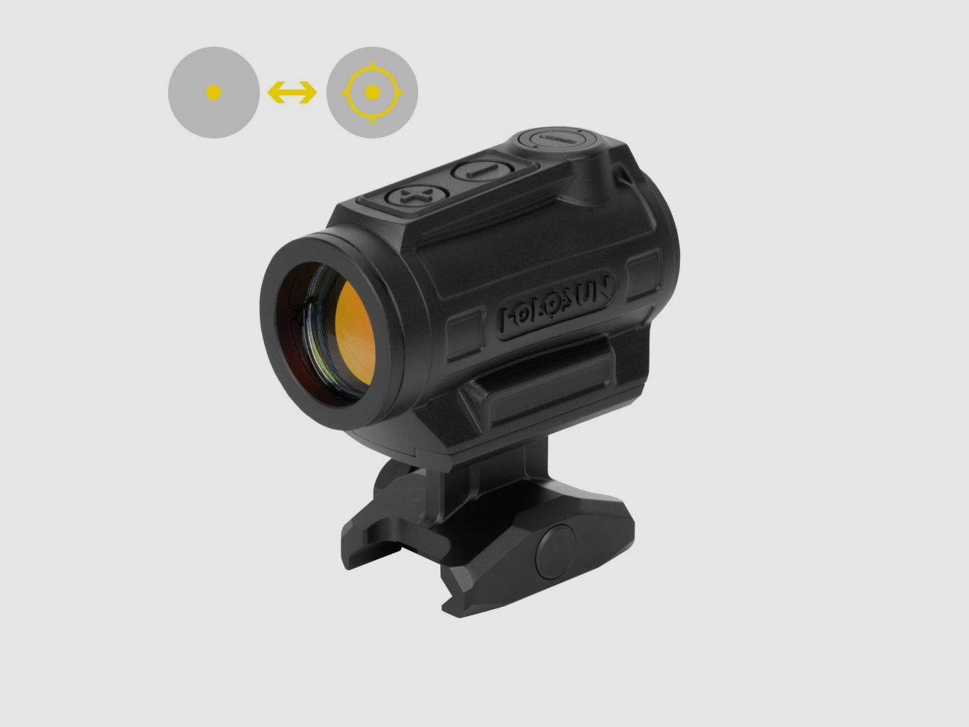 Holosun Reflexvisier ARO-CORE-MRS-GD, mit goldenem Wechselabsehen: 2MOA Dot & 65MOA Circledot, Bild 1 von 9