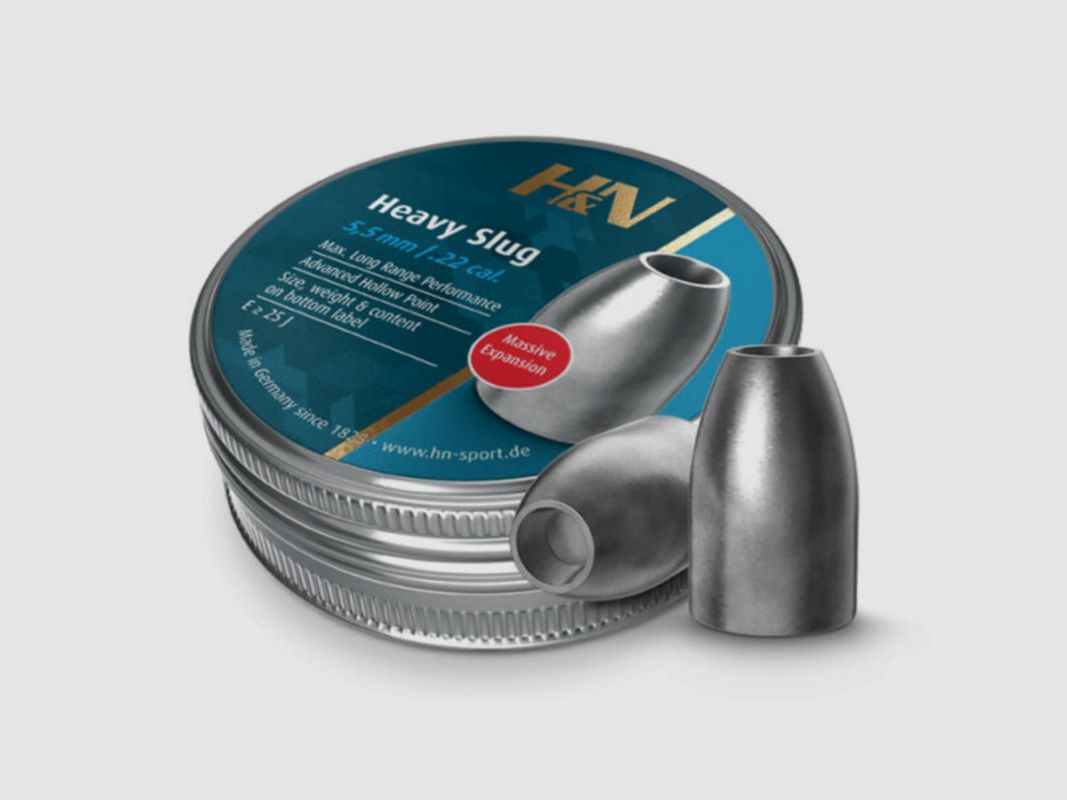 H&N Heavy Slugs HP 5,5 mm (.217 oder .218) 150 Stk. – in verschiedenen Grains