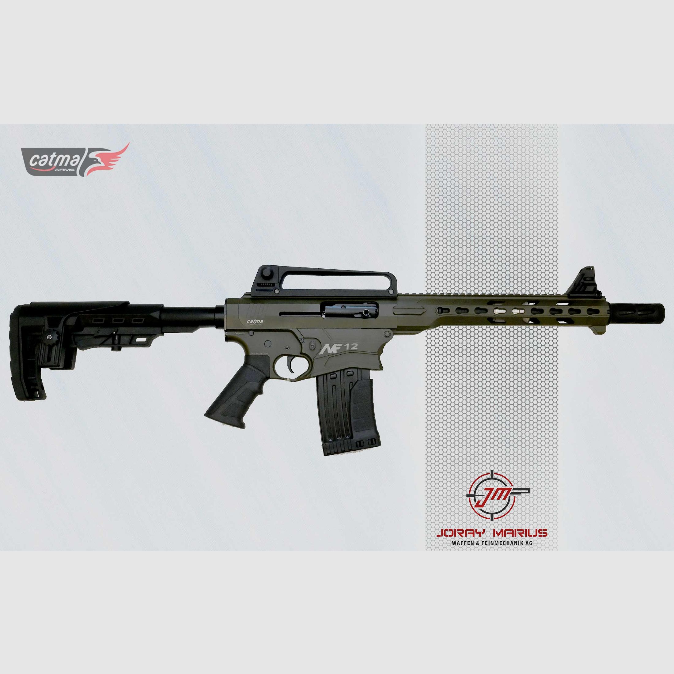 Catma Arms MF12 półautomatyczny 12/76 Zielony