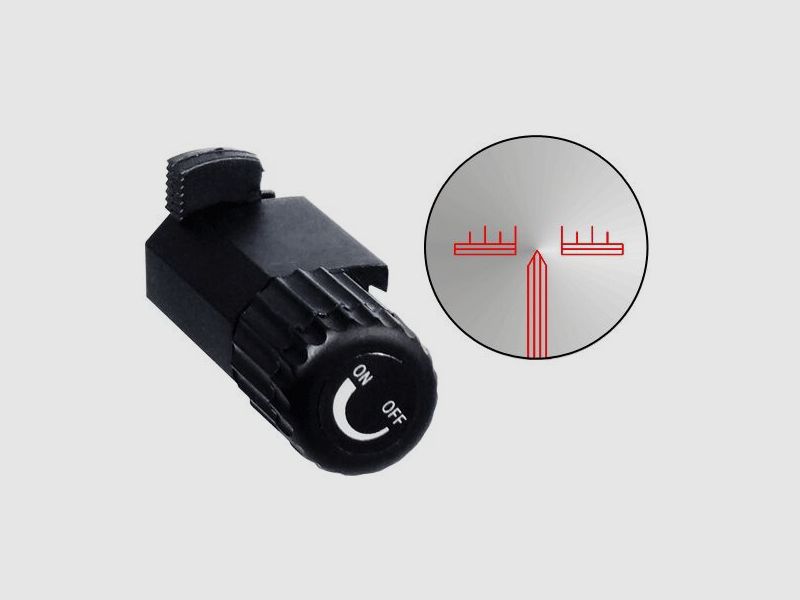UTG UTG Externe Lichtquelle Strichplattenbeleuchtung UTG T28 - G3 BW Hensoldt Zielfernrohr Beleuchtung