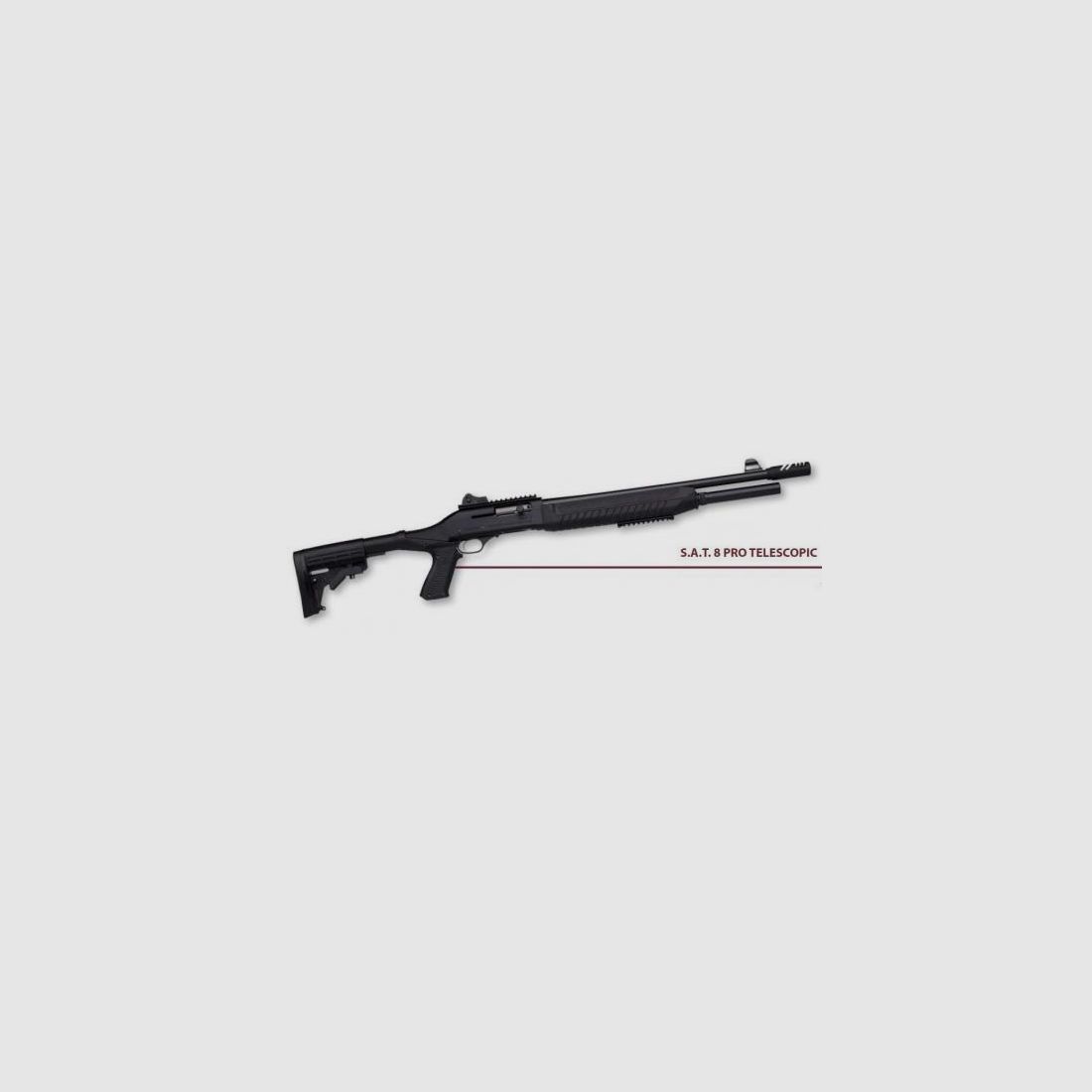 FABARM S.A.T. 8 Pro Telescopico 51cm (20"), 12/76 - Fucile semiautomatico con calcio telescopico
