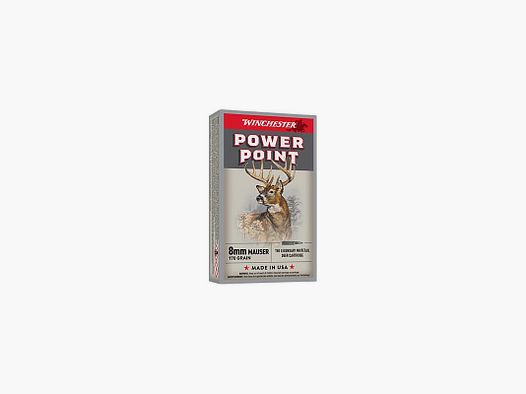 WINCHESTER 8MM MAUSER SUPER X 170 GR POWER POINT