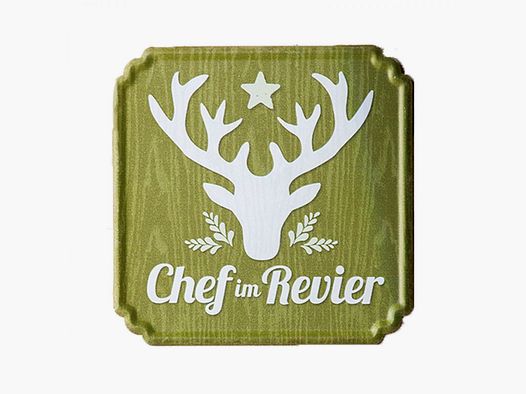 Schild ''Chef im Revier''