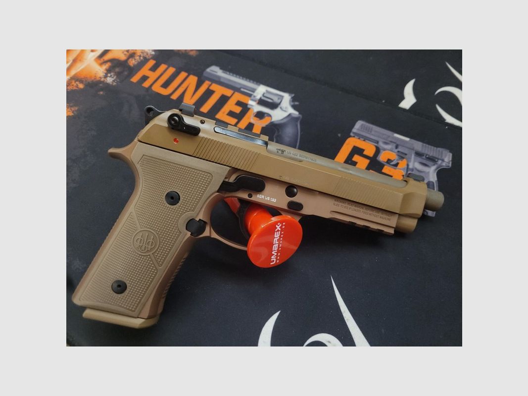 Beretta M9A4 TAN 9 mm gebruikt, afbeelding 2 van 5