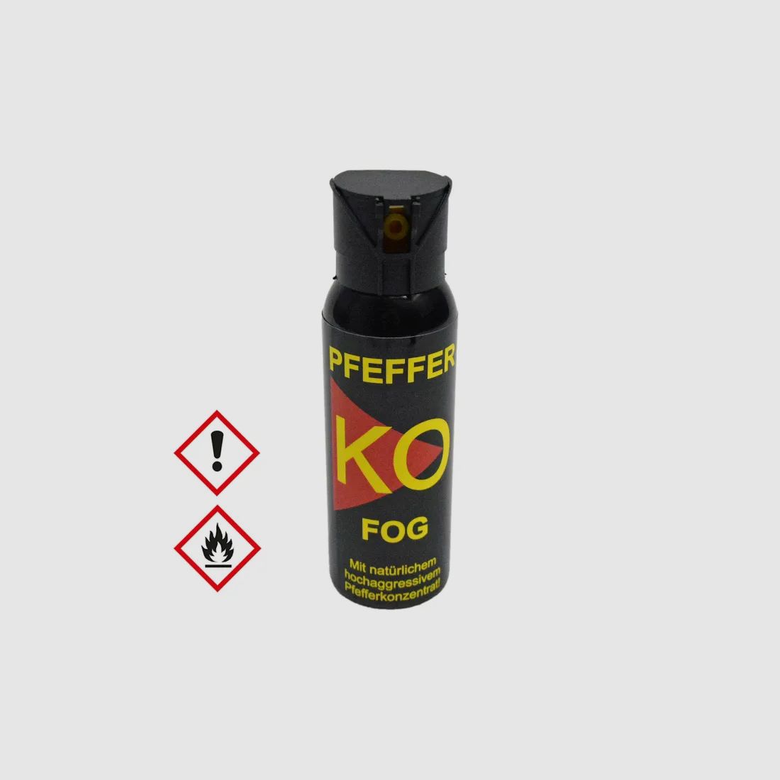 Pfefferspray K.O. FOG Sprühnebel – 100ml - 11 % OC / 2,5 Mio. Scoville