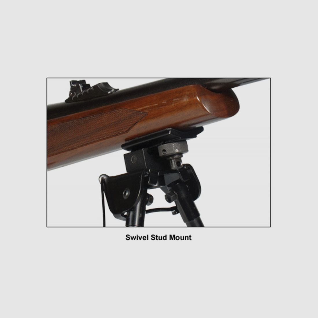 UTG metalen bipod voor rail en sling, afbeelding 4 van 4
