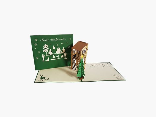 Edizione Natalizia della Carta Pop-Up "Hochsitz"