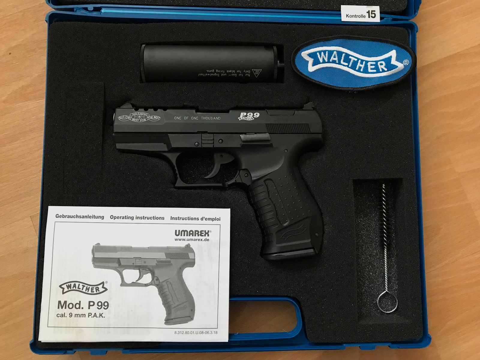 Umarex  Walther P99  9mm PAK - 312.80.01. - Sonderserie