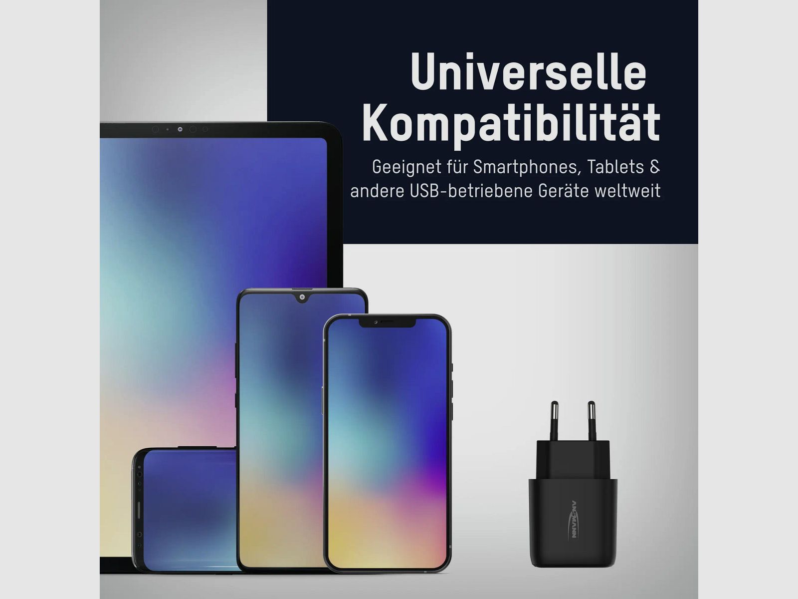 Ansmann Home Charger USB Snellader