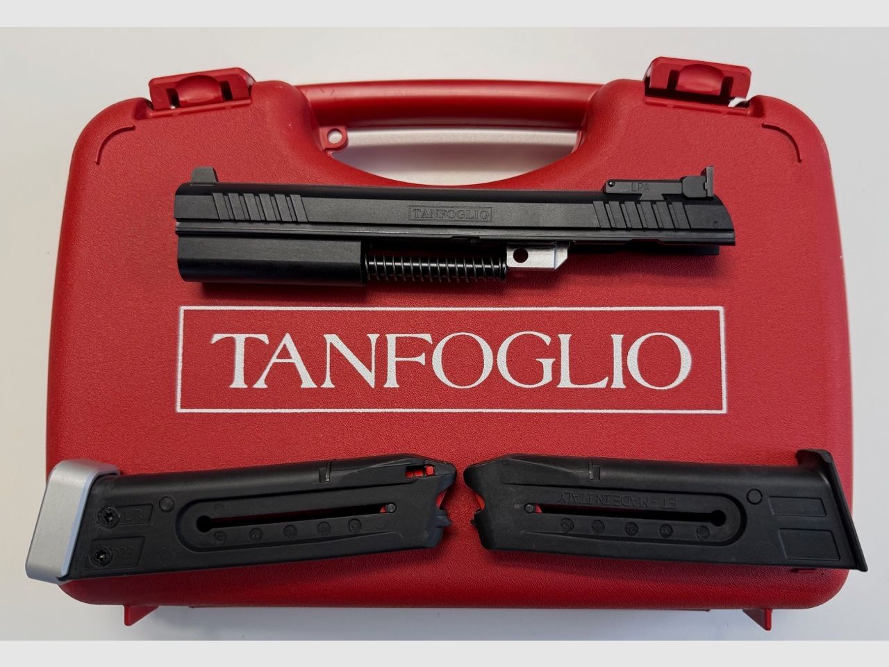 Tanfoglio Kleinkaliber Wechselsystem .22lr, kleines Rahmen Griffstück für Gold Match oder Ultra Match 9 x19 - NEUWERTIG