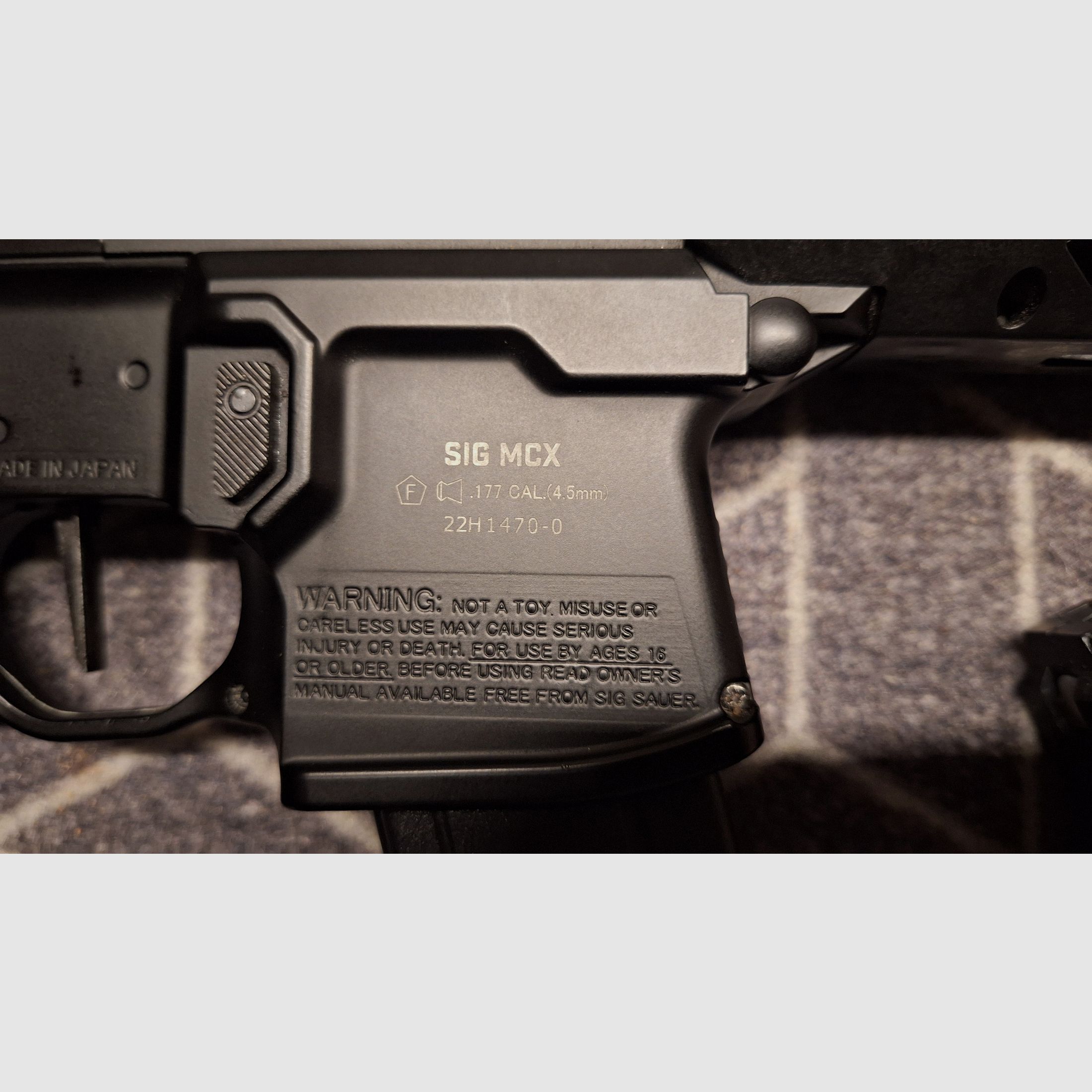 SIG SAUER MCX GEN2 Co2-Gewehr Schwarz 4,5 mm Diabolo